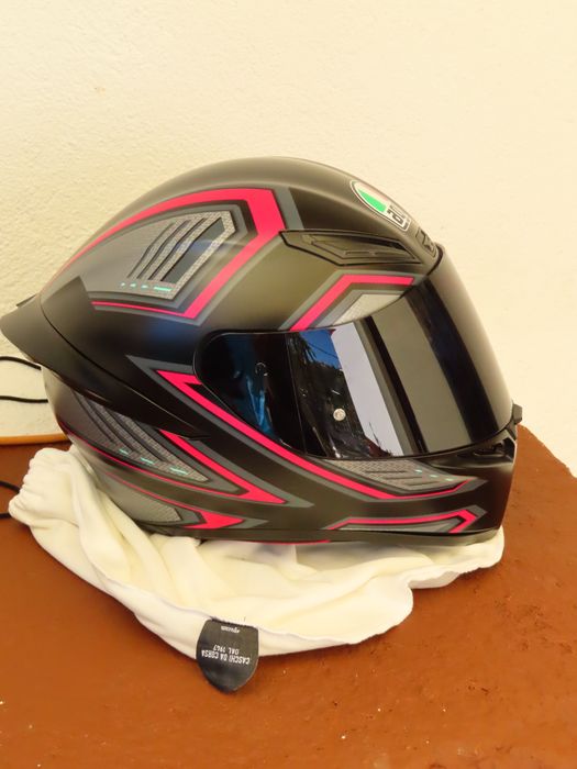 Capacete+viseira preta+ Cardo Spirit HD+ viseira original