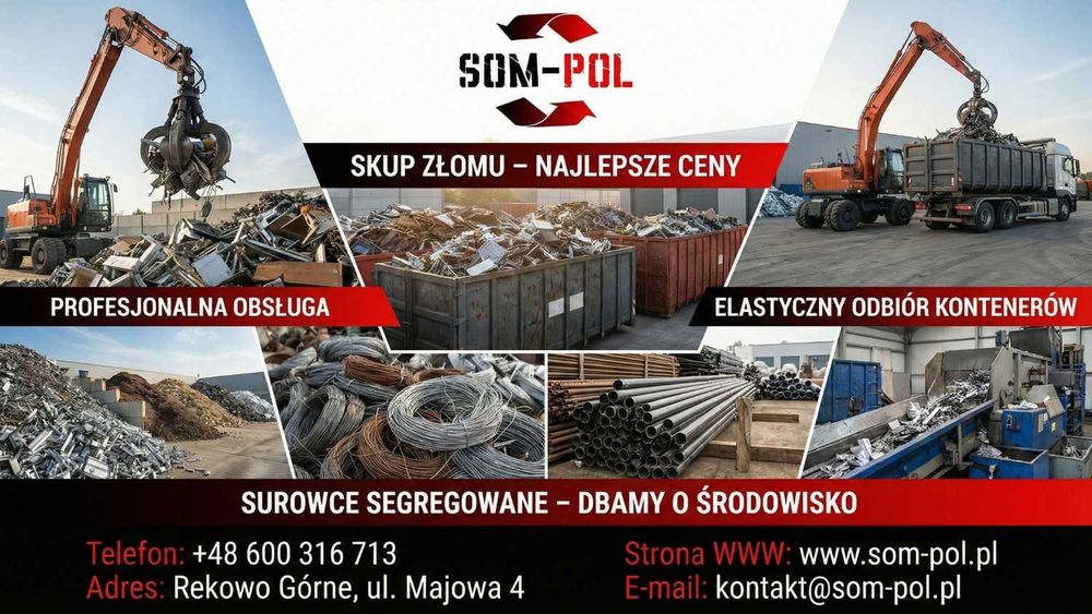 SKUP ZŁOMU METALI KOLOROWYCH Odbiór Od Klienta, Gotówka Od Ręki !