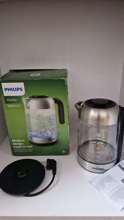 Czajnik Philips 1.7l. Szklany.