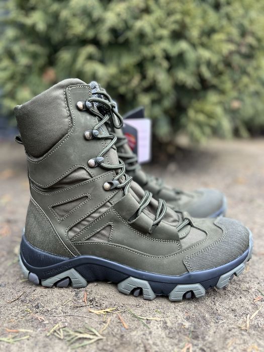 Берці зимові / натуральна шкіра / Берцы зимние кожаные с мехом 40-47