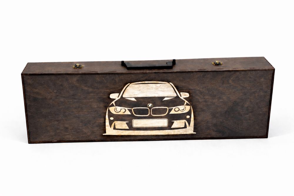 Набір шампурів у кейсі Вуд на 12 предметів