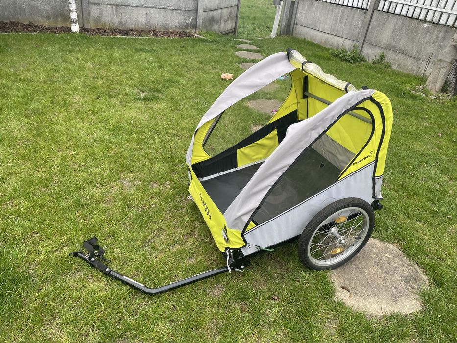 Przyczepka rowerowa dla psa