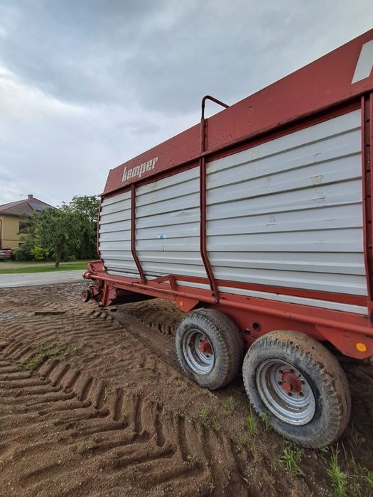 Przyczepa samozbierajaca  kemper , tandem , noze  RS900