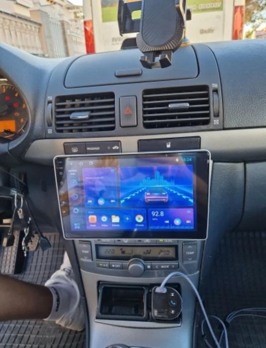 Rádio Android 14 com GPS Toyota Avensis T25 (Novo)