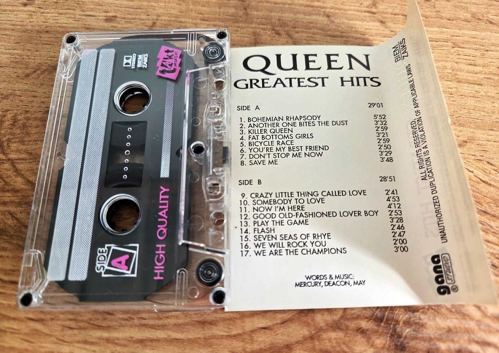 Queen - Greatest Hits Kaseta MC