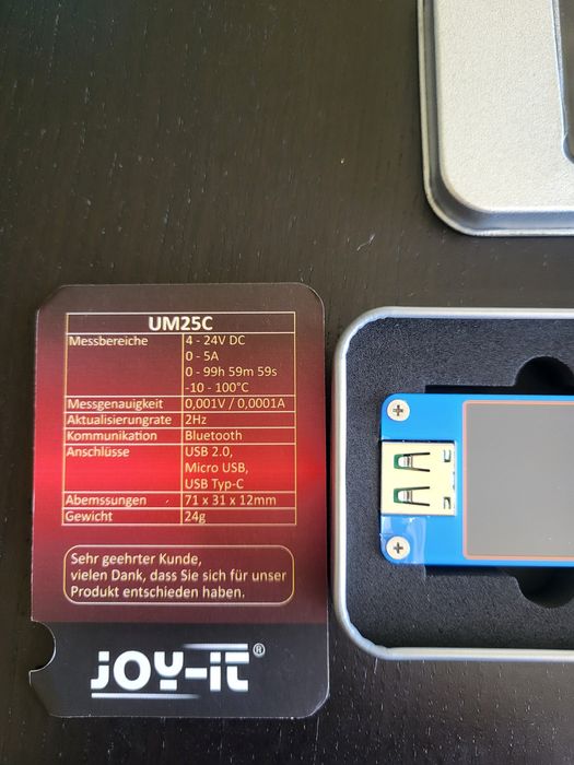 USB Voltmeter and Amp Meter UM25C64585695674753121