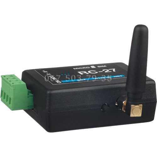 GSM модуль Geos RC-27 реле управления воротами и шлагбаумом с телефона