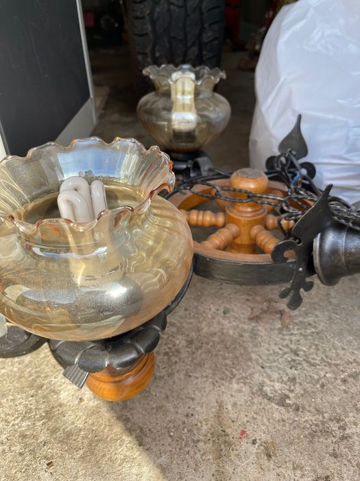 Candeeiro de 3 braços