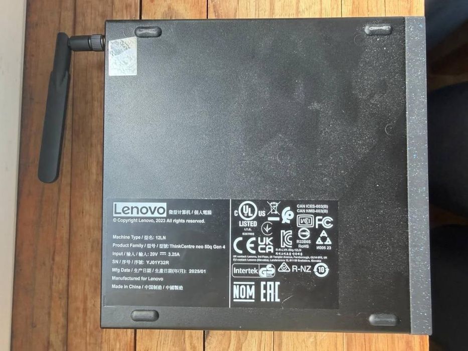 Lenovo ThinkCentre neo 50q Gen 4 Intel® Core™ i5 i5-13420H 16 GB DDR4-SDRAM 512 GB SSD Windows 11 Pro Mini PC Czarny
