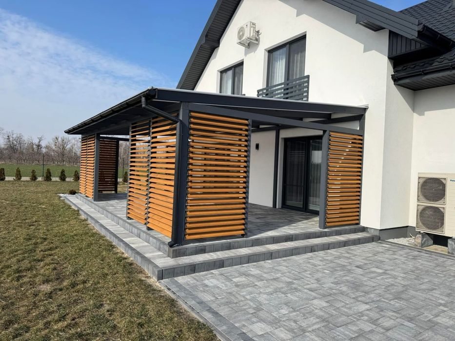 Żaluzje tarasowe producent altany, werandy, pergole tarasy Montaż
