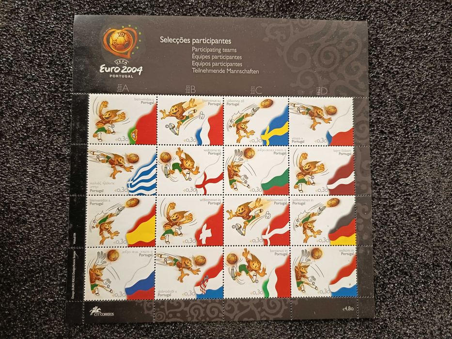 Filatelia – Folhas Miniatura