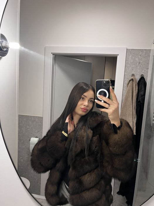 Nowe futro naturalne z lisa finskiego