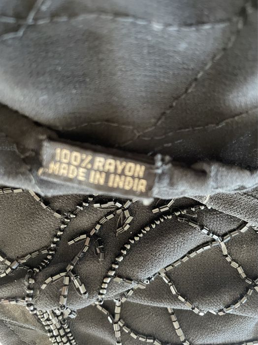 Narzutka. Szyfon z koralikami XL