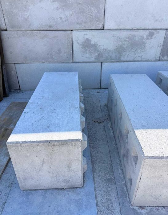Bloki betonowe typu LEGO