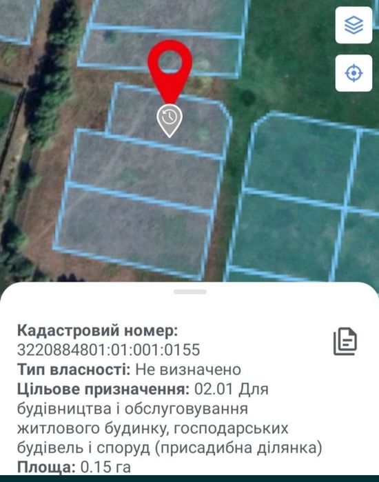 Продаю земельну ділянку  с. Любарці