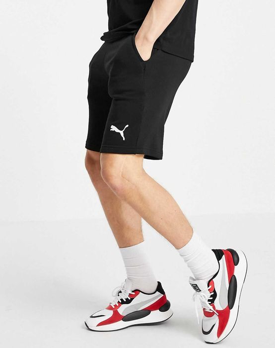 Чорні чоловічі шорти puma essentials cat logo shorts нові оригінал сша