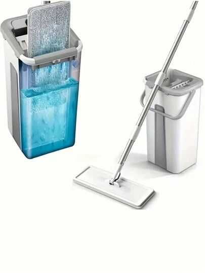 Швабра лентяйка Відро Самовіджим Ледарка з віджимом Ведро Отжим