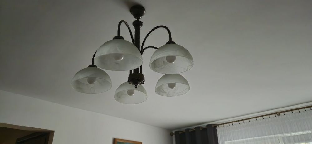Żyrandol na 5 żarówek
