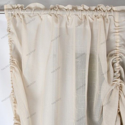 Firana boho beżowa 150x400