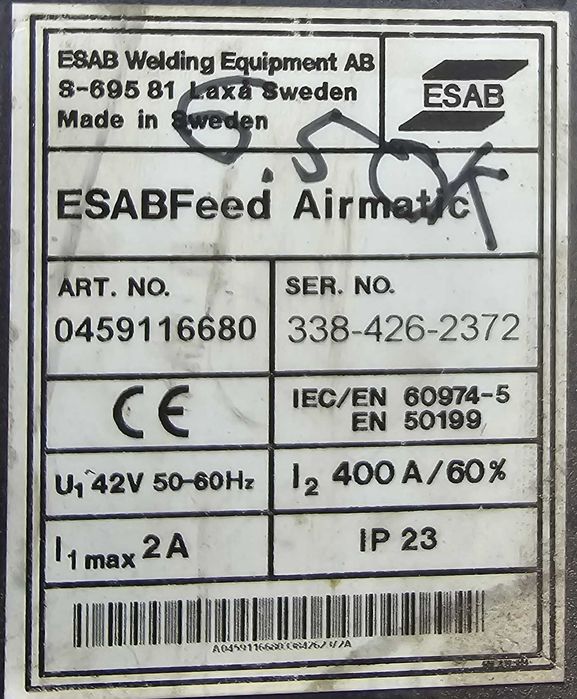 Spawarka Migomat Esab Mig 405 Puls-AID Mig Mag