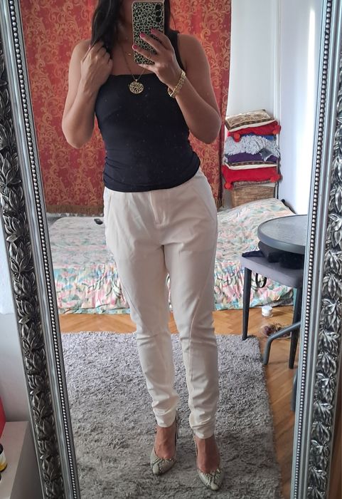 Spodnie kremowe By Malene Birger rozm. M/L