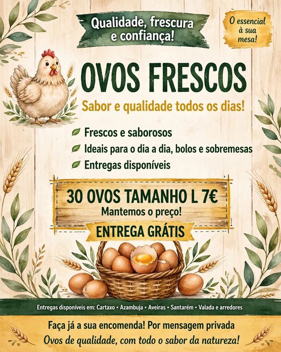 Ovos Tamanho (L)