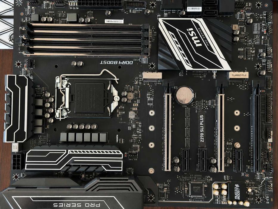 MSI Z270 SLI PLUS LGA1151 DDR4 ATX BOX + I/O Shield + Akcesoria