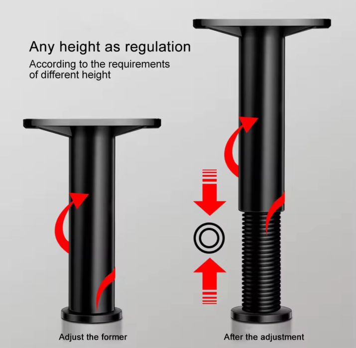 Ніжки до ліжка дивана ламелі 13-22 см