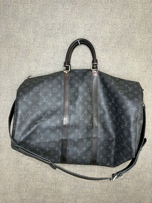Duża torba podróżna Louis Vuitton Keepall skórzana