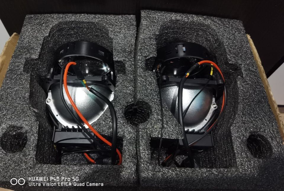 Bi-led лінзи 12-24 v з lazerom sanvi ronan