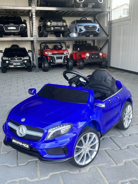 Auto na akumulator Mercedes GLA Samochód dla dzieci niebieski lakier