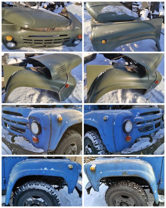 Облицовка оперение морда крылья Газ 53 3307 3309 ЗИЛ 130 131 5301