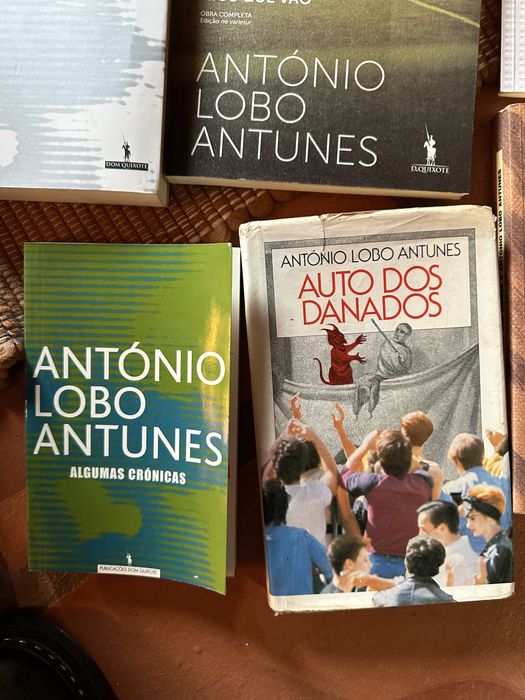 lote livros António Lobo Antunes.