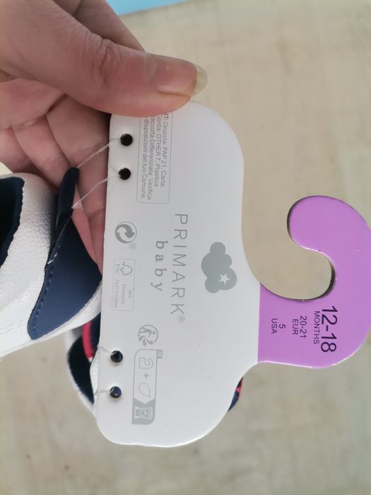 Кроссовки primark 12-18m
