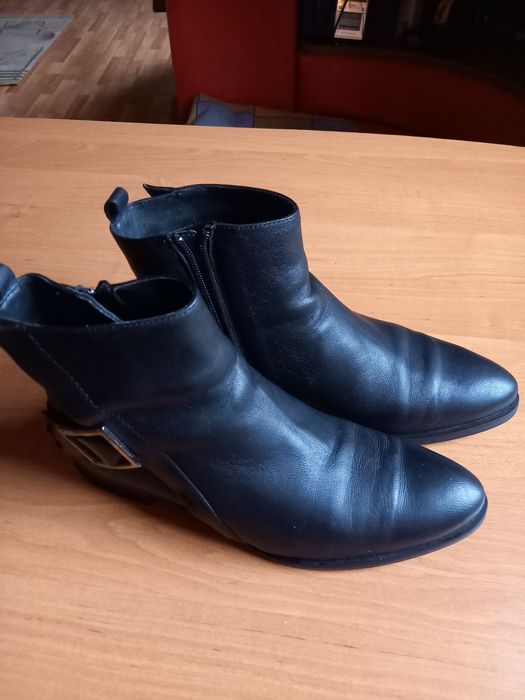 Женские итальянские нат.кожаные полуботинки