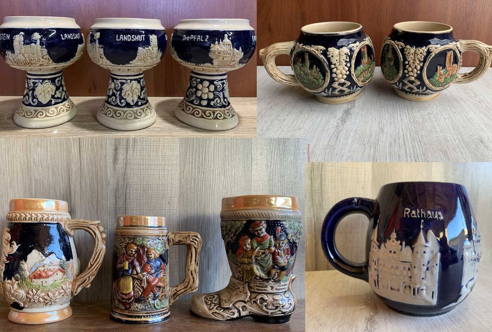 Винтажный бокал кружка