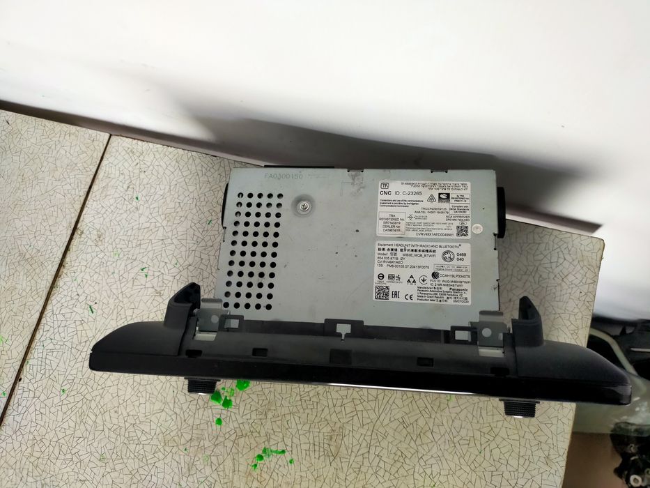 Дсплей магнітофон сенсорний радіодисплей Skoda Scala 654035871B