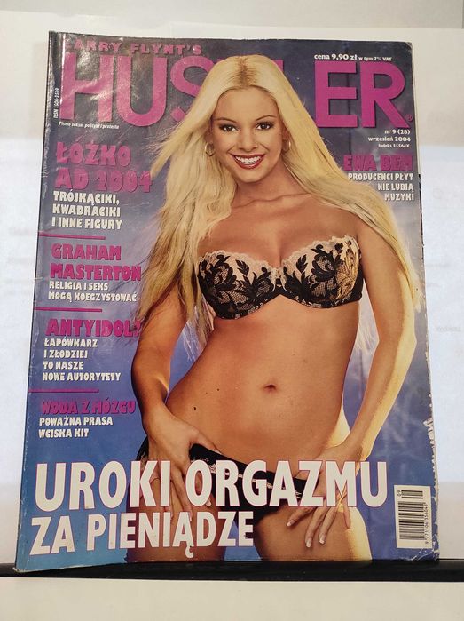 HUSTLER stare wydania gazet oraz 4xDVD