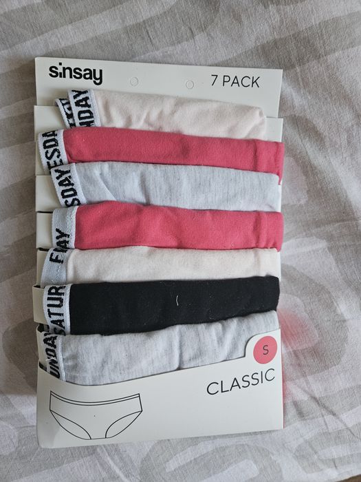 Труси sinsay classic S трусы женские жіночі 7 пар хіпстери