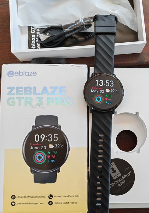 Smartwatch ZEBLAZE GTR 3 Pro - praktycznie nowy