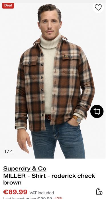 Куртка MILLER - Shirt - roderick check brown
