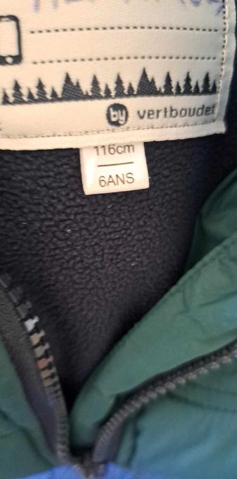 2x Casacos Acolchoados/Kispos para criança 6 anos/116 cm da Verbaudet