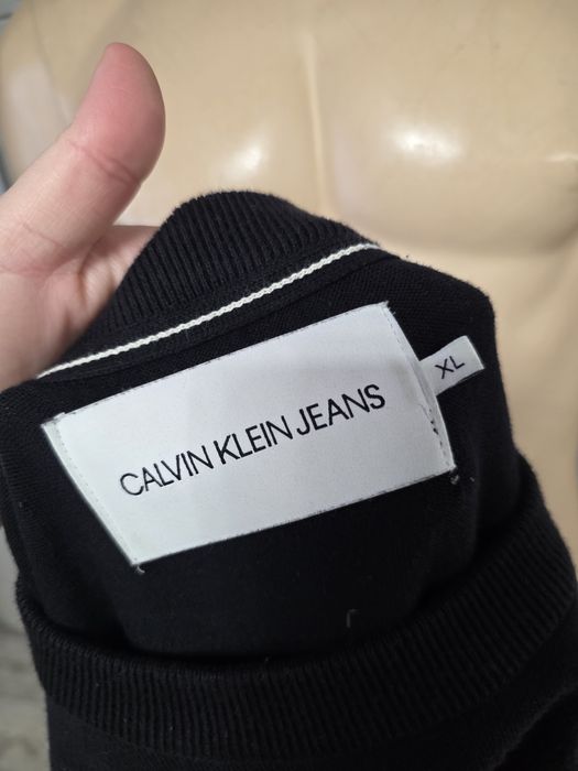 Calvin Klein męski sweter czarny XL oryginalny stan idealny