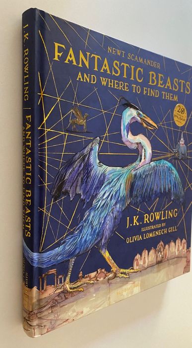 Livro de ilustrações de Fantastic Beasts
