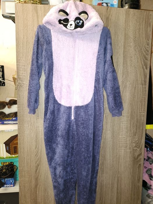 Кегуруми Панда на мальчика нарядный теплый