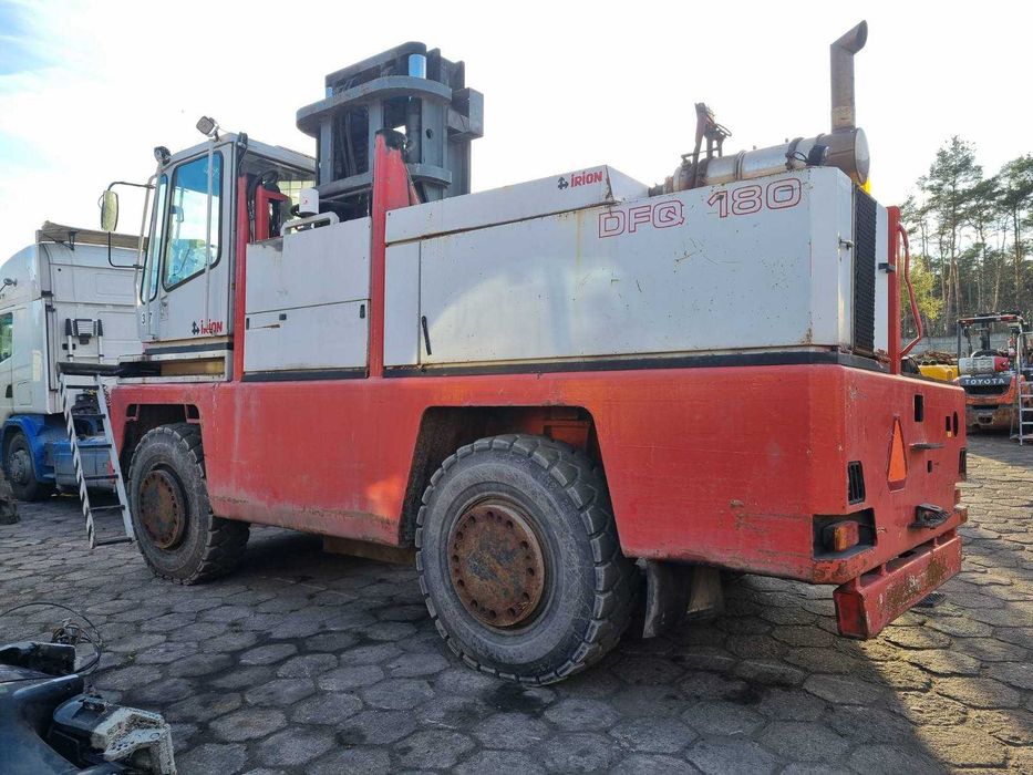 Wózek widłowy Sztaplarka * KALMAR IRON DFQ boczny 18 ton * import RFN