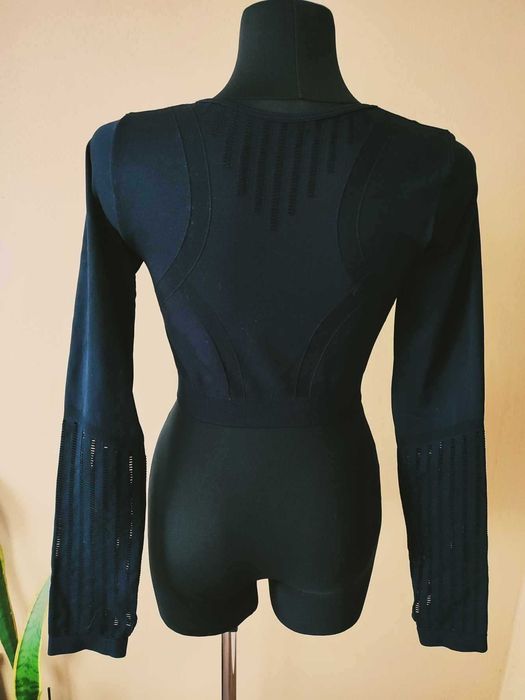 Czarny top sportowy, Shein, M/38