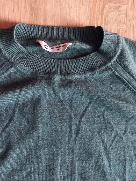 r.XXL 100% wełna cienki sweter CUBUS