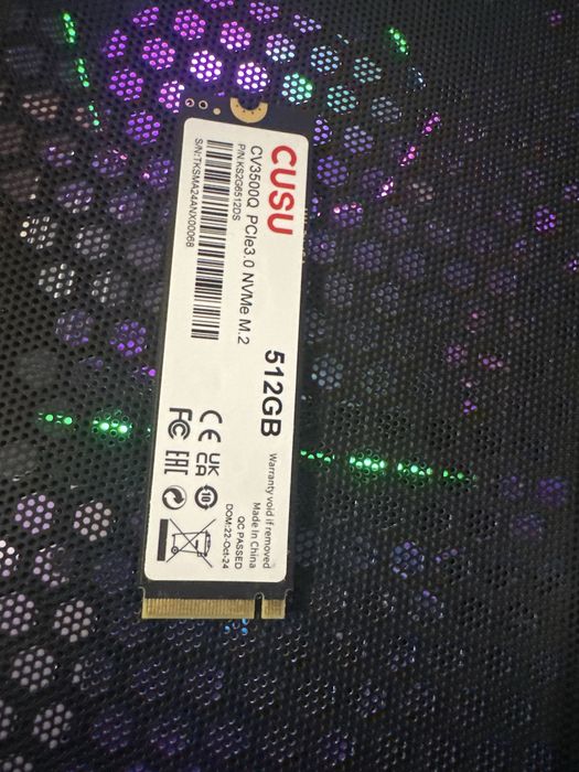 SSD диск CUSU 512GB CV3500Q PCle3.0 NVMe M2