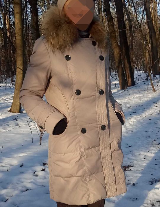 Пальто-пуховик размер S